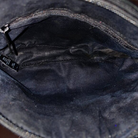 Fossil Marlow Mini Black Leather Pouch Purse Crossbody - Picture 9 of 9